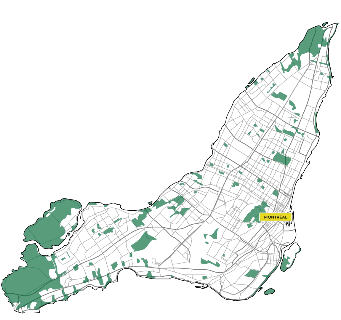 Map of Montreal